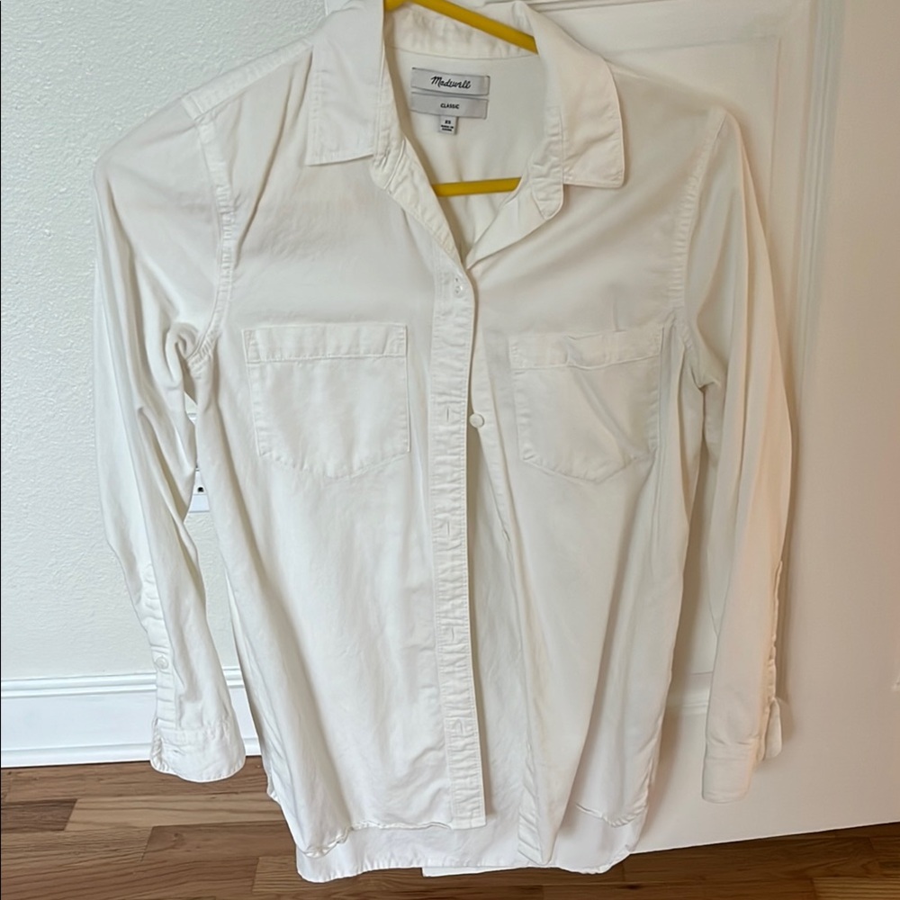 Madewell Classic White Button Down